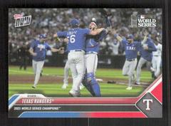 Texas Rangers [Blue] Baseball Cards 2023 Topps Now World Series Champions Prices