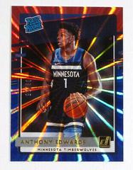 Anthony Edwards [Red Blue Laser] #201 Basketball Cards 2020 Donruss Prices
