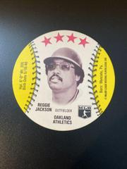 Reggie Jackson [Athletics] Baseball Cards 1976 Isaly's Sweet William Disc Prices
