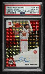 Cam Reddish [Fusion Red Choice] #RA-CRD Basketball Cards 2019 Panini Mosaic Rookie Autographs Prices