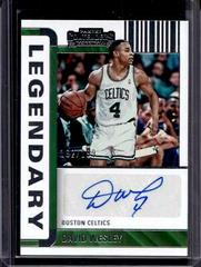 David Wesley #LC-DWL Basketball Cards 2022 Panini Contenders Legendary Autographs Prices
