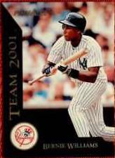 Bernie Williams Baseball Cards 1993 Pinnacle Team 2001 Prices