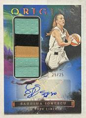 Sabrina Ionescu [Blue] #JA-SIO Basketball Cards 2023 Panini Origins WNBA Jersey Autographs Prices