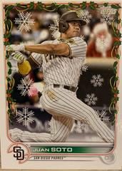 Juan Soto [SSP Variation] Baseball Cards 2022 Topps Holiday Prices