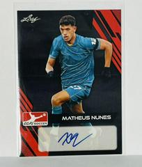 Matheus Nunes #BA-MN2 Soccer Cards 2023 Leaf Goal Autographs Prices