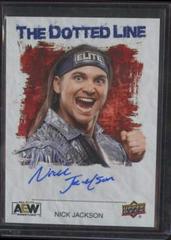 Nick Jackson #DL-NJ Wrestling Cards 2021 Upper Deck AEW The Dotted Line Autographs Prices