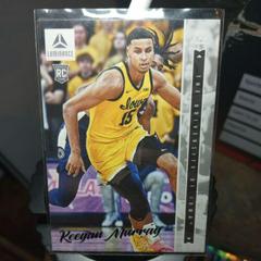 Keegan Murray [Black] Basketball Cards 2022 Panini Chronicles Draft Picks Luminance Prices