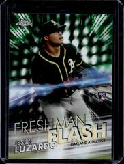 Jesus Luzardo [Green Refractor] Baseball Cards 2020 Topps Chrome Freshman Flash Prices