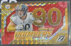 T.J. Watt [Gold] #27 Football Cards 2023 Panini Zenith Behind the Numbers Prices