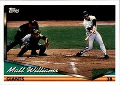 Matt Williams Baseball Cards 1994 Topps Bilingual Prices