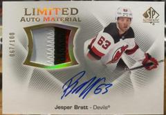 Jesper Bratt Hockey Cards 2021 SP Authentic Limited Auto Material Prices