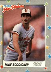 Mike Boddicker Baseball Cards 1988 Fleer Star Stickers Prices