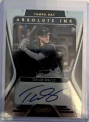 Taylor Walls #AI-TW Baseball Cards 2022 Panini Absolute Ink Autographs Prices