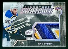 Ryan O'Reilly [Black] #SS-RO Hockey Cards 2021 Upper Deck Ice Signature Swatches Prices