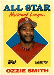 Ozzie Smith #400 Baseball Cards 1988 Topps Tiffany Prices