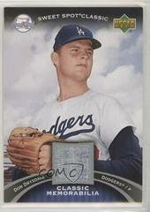 Don Drysdale Baseball Cards 2007 Upper Deck Sweet Spot Classic Classic Memorabilia Prices