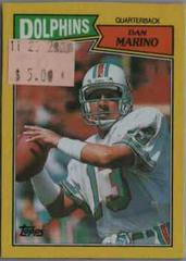 Dan Marino Football Cards 1987 Topps American UK Prices