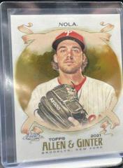 Aaron Nola [Gold Refractor] #215 Baseball Cards 2021 Topps Allen & Ginter Chrome Prices