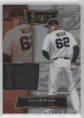 Logan Webb [Holo] #SELS-LW Baseball Cards 2022 Panini Select Swatches Prices