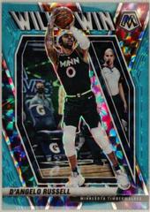 D'Angelo Russell [Blue Fluorescent] Basketball Cards 2020 Panini Mosaic Will to Win Prices
