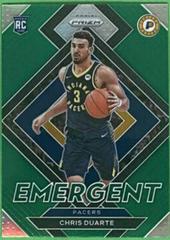 Chris Duarte [Green Prizm] #14 Basketball Cards 2021 Panini Prizm Emergent Prices