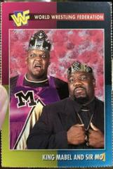 King Mabel and Sir Mo Wrestling Cards 1995 WWF Magazine Prices