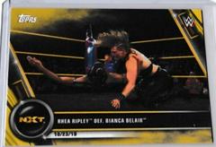 Rhea Ripley def. Bianca Belair [Gold] #97 Wrestling Cards 2020 Topps WWE Women's Division Prices