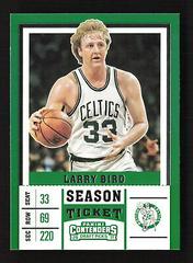 Larry Bird [Green Jersey Fame Ticket] #35 Basketball Cards 2017 Panini Contenders Draft Picks Prices