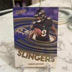 Lamar Jackson #SL-8 Football Cards 2022 Panini Prestige Slingers Prices
