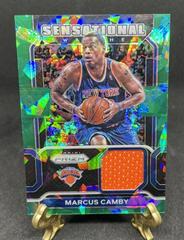 Marcus Camby [Green Ice] Basketball Cards 2021 Panini Prizm Sensational Swatches Prices