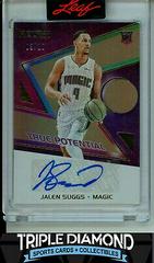 Jalen Suggs [Gold] Basketball Cards 2021 Panini Recon True Potential Signatures Prices