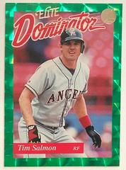 Tim Salmon #7 Baseball Cards 1993 Panini Donruss Elite Dominator Prices