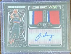 Jaden Ivey [Jersey Autograph Red] #208 Basketball Cards 2022 Panini Obsidian Prices