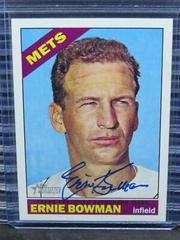 Ernie Bowman #EB Baseball Cards 2015 Topps Heritage Real One Autographs Prices