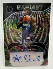 Anthony Edwards [Meta] Basketball Cards 2021 Panini Spectra Radiant Signatures Prices