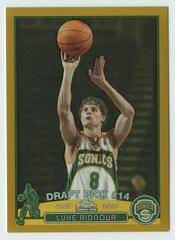 Luke Ridnour [Gold Refractor] Basketball Cards 2003 Topps Chrome Prices
