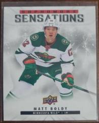 Matt Boldy Hockey Cards 2022 Upper Deck Sophomore Sensations Prices