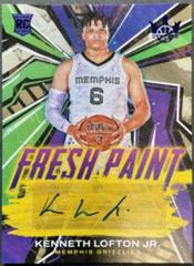 Kenneth Lofton Jr. [Sapphire] #FP-KLJ Basketball Cards 2022 Panini Court Kings Fresh Paint Autographs Prices