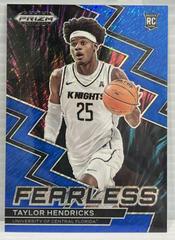 Taylor Hendricks [Blue Shimmer] #2 Basketball Cards 2023 Panini Prizm Draft Picks Fearless Prices