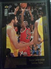 Michael [7 Consecutive Scoring] #JC9 Basketball Cards 1995 Upper Deck Jordan Collection Prices