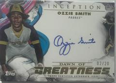 Ozzie Smith #IDG-OS Baseball Cards 2023 Topps Inception Dawn of Greatness Autographs Prices