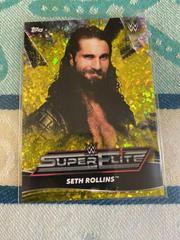 Seth Rollins [Yellow] #SE14 Wrestling Cards 2021 Topps WWE Superstars Super Elite Prices