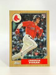 Jarren Duran #78B-12 Baseball Cards 2022 Topps Mini 1987 Prices