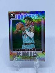 Ja Morant [Green Flood] #15 Basketball Cards 2020 Donruss Franchise Features Prices
