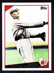 Walter Johnson #287 Baseball Cards 2009 Topps Prices