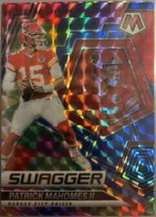 Patrick Mahomes II [Blue] #SW-3 Football Cards 2022 Panini Mosaic Swagger Prices