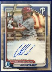 Aidan Miller #CPA-AMI Baseball Cards 2024 Bowman Chrome Prospect Autograph Prices