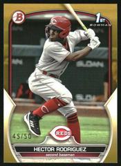 Hector Rodriguez [Gold] #BP-95 Baseball Cards 2023 Bowman Paper Prospects Prices