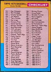 Checklist 133-264 #257 Baseball Cards 1975 Topps Prices