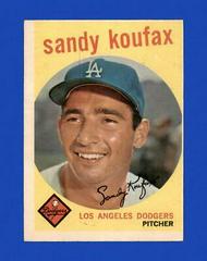 Sandy Koufax Baseball Cards 1959 Topps Prices